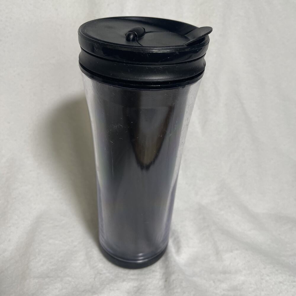 Starbucks 2007 - Solid Black - Hot or Cold Cup Tall Tumbler 16oz